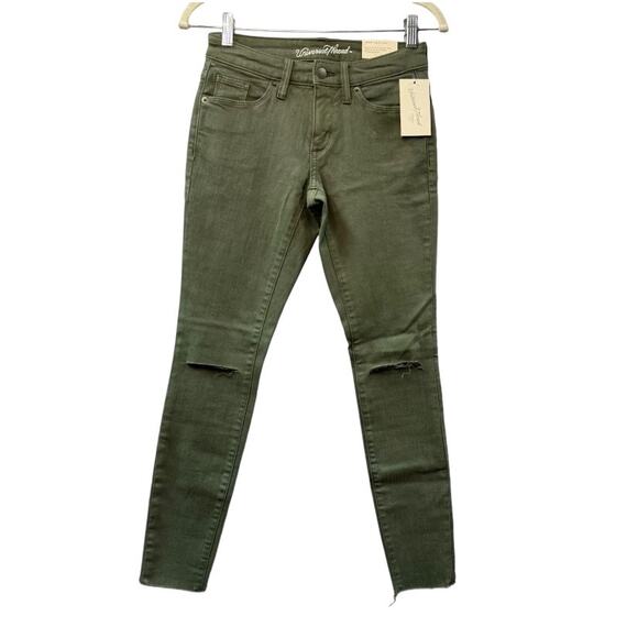 NWT UNIVERSAL THREAD JEANS GREEN MID-RISE WOMEN'S SIZE 18W - Picture 3 of 7